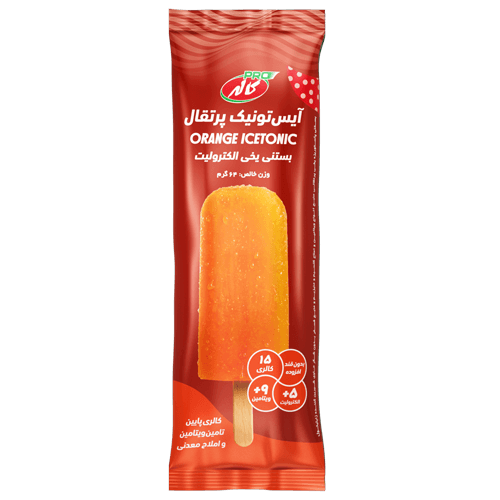 بستنی یخی الکترولیت پرتقال